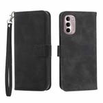 For Motorola Moto G Stylus 4G 2022 Dierfeng Dream Line TPU + PU Leather Phone Case(Black)