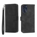 For Motorola Moto G 5G 2022 Dierfeng Dream Line TPU + PU Leather Phone Case(Black)