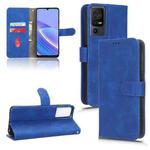 For TCL 40SE Skin Feel Magnetic Flip Leather Phone Case(Blue)