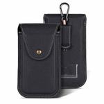 For 6.7 inch Mobile Phone PU Waist Bag(Black)