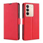 For vivo S16 / S16 Pro Ultra-thin Voltage Side Buckle Horizontal Flip Leather Phone Case(Red)