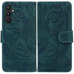 For Tecno Pova 4 Pro Tiger Embossing Pattern Flip Leather Phone Case(Green)