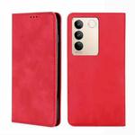 For vivo S16 / S16 Pro Skin Feel Magnetic Horizontal Flip Leather Phone Case(Red)