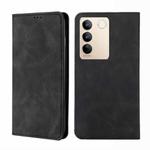 For vivo S16 / S16 Pro Skin Feel Magnetic Horizontal Flip Leather Phone Case(Black)