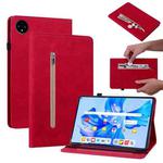 For Huawei MatePad Pro 11 2022 Skin Feel Solid Color Zipper Leather Tablet Case(Red)