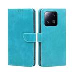 For Xiaomi 13 Pro Calf Texture Buckle Flip Leather Phone Case(Light Blue)