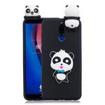 For Xiaomi Redmi 8 Shockproof 3D Lying Cartoon TPU Protective Case(Panda with Blue Bow)