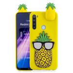 For Xiaomi Redmi Note 8 Shockproof 3D Lying Cartoon TPU Protective Case(Pineapple)