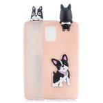 For Galaxy A51 Shockproof 3D Lying Cartoon TPU Protective Case(Cute Dog)