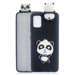 For Galaxy S20 Shockproof 3D Lying Cartoon TPU Protective Case(Panda with Blue Bow)