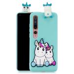 For Xiaomi Mi 10 Shockproof 3D Lying Cartoon TPU Protective Case(Couple Unicorn)