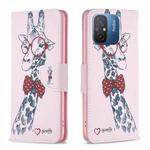 For Xiaomi Redmi 12C Drawing Pattern Leather Phone Case(Deer)