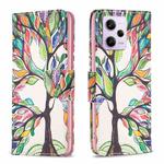 For Xiaomi Redmi Note 12 Pro+ Global Drawing Pattern Leather Phone Case(Tree Life)