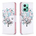 For Xiaomi Redmi Note 12 Global Drawing Pattern Leather Phone Case(Tree)