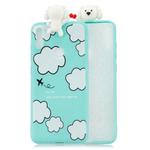 For Galaxy A11 Shockproof Cartoon TPU Protective Case(Clouds)