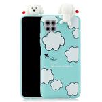 For Huawei P40 Lite Shockproof Cartoon TPU Protective Case(Clouds)