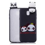 For Xiaomi Redmi 8A Shockproof Cartoon TPU Protective Case(Two Pandas)
