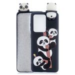 For Huawei P40 Pro Shockproof Cartoon TPU Protective Case(Three Pandas)