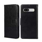 For Google Pixel 7a Crystal Texture Leather Phone Case(Black)