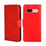 For Google Pixel 7a Crystal Texture Leather Phone Case(Red)