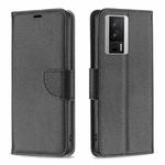 For Xiaomi Redmi K60 / K60 Pro Litchi Texture Pure Color Leather Phone Case(Black)