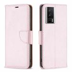 For Xiaomi Redmi K60 / K60 Pro Litchi Texture Pure Color Leather Phone Case(Rose Gold)