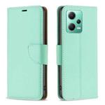 For Xiaomi Redmi Note 12 Global Litchi Texture Pure Color Leather Phone Case(Green)