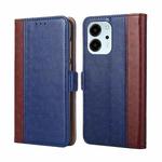 For Honor 80 SE Ostrich Texture Flip Leather Phone Case(Blue)