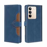 For vivo S16 / S16 Pro Skin Feel Magnetic Buckle Leather Phone Case(Blue)