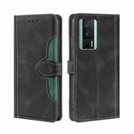 For Xiaomi Redmi K60 / K60 Pro Skin Feel Magnetic Buckle Leather Phone Case(Black)