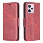 For Xiaomi Redmi Note 12 Pro+ Global Lambskin Texture Leather Phone Case(Red)