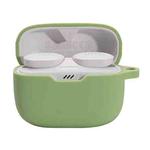 For JBL T230NC TWS Wireless Earphone Silicone Protective Case(Matcha Green)