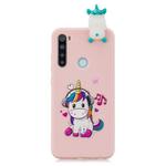 For Xiaomi Redmi Note 8T Shockproof Colored Painted Lying Cartoon TPU Protective Case(Music Unicorn)