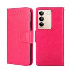For vivo S16 / S16 Pro Crystal Texture Leather Phone Case(Rose Red)