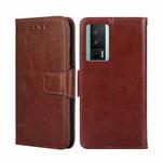 For Xiaomi Redmi K60 / K60 Pro Crystal Texture Leather Phone Case(Brown)