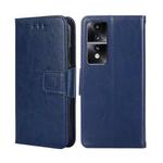 For Honor 80 GT Crystal Texture Leather Phone Case(Royal Blue)