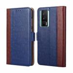 For Xiaomi Redmi K60 / K60 Pro Ostrich Texture Horizontal Flip Leather Phone Case(Blue)