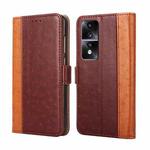 For Honor 80 GT Ostrich Texture Horizontal Flip Leather Phone Case(Brown)