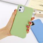 For iPhone 11 Pro Max Solid Color TPU Slim Shockproof Protective Case(Green)
