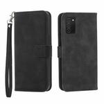 For Samsung Galaxy A71 4G Dierfeng Dream Line TPU + PU Leather Phone Case(Black)