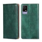 For TCL 405 / 406 / 408 Gloss Oil Solid Color Magnetic Leather Phone Case(Green)