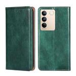 For vivo S16 / S16 Pro Gloss Oil Solid Color Magnetic Leather Phone Case(Green)