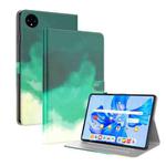 For Huawei MatePad Pro 11 2022 Watercolor Pattern Flip Leather Tablet Case(Cyan Green)