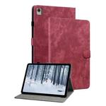 For Nokia T21 Tiger Pattern Flip Leather Tablet Case(Red)