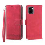 For vivo Y15s 2021 Dierfeng Dream Line TPU + PU Leather Phone Case(Red)