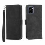 For vivo Y15s 2021 Dierfeng Dream Line TPU + PU Leather Phone Case(Black)