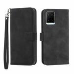 For vivo Y21 2021 Dierfeng Dream Line TPU + PU Leather Phone Case(Black)