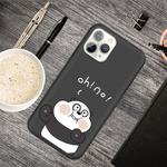 For iPhone 11 Pro Cartoon Animal Pattern Shockproof TPU Protective Case(Black Panda)
