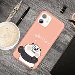 For iPhone 11 Cartoon Animal Pattern Shockproof TPU Protective Case(Orange Panda)