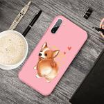 For Galaxy Note 10 Cartoon Animal Pattern Shockproof TPU Protective Case(Pink Corgi)